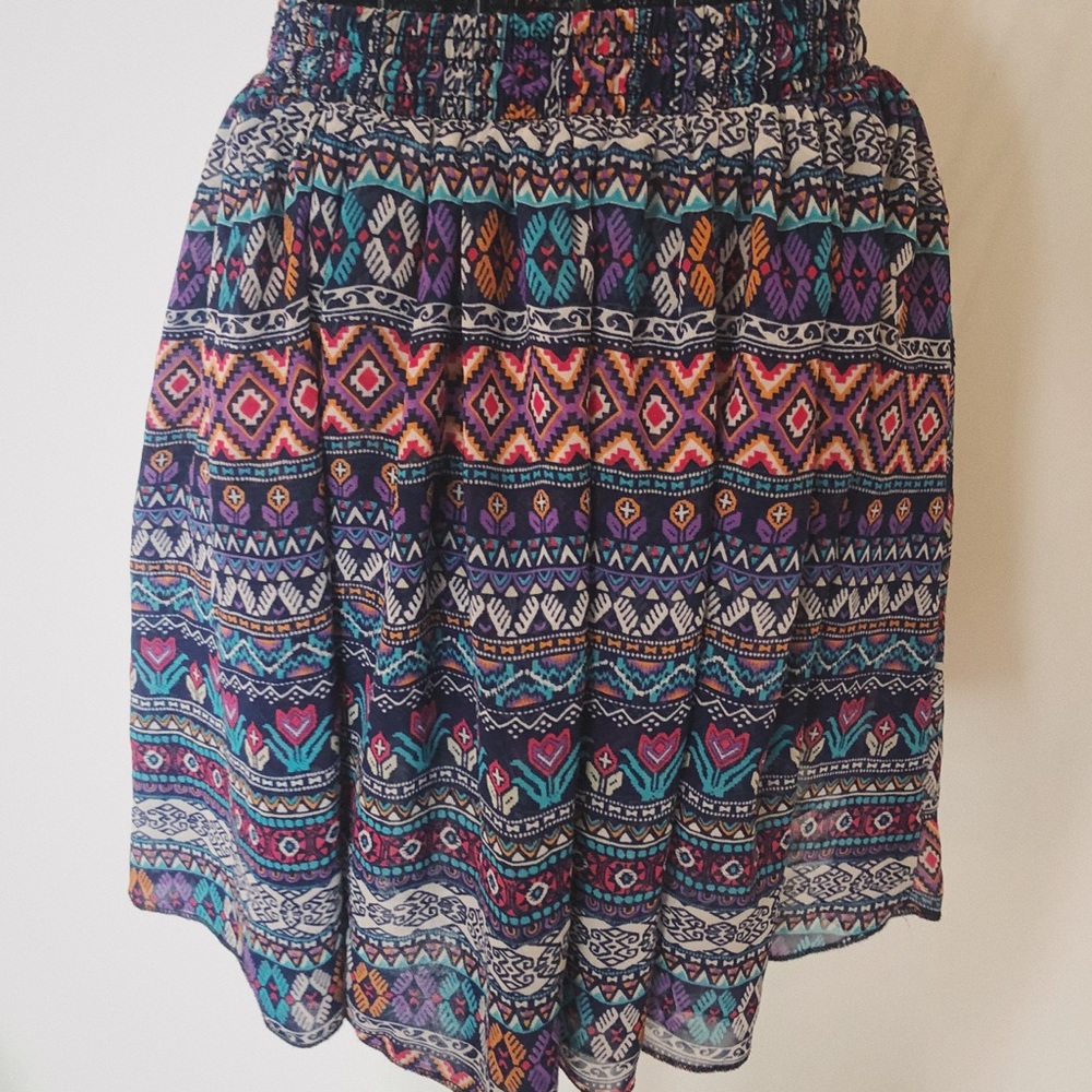 American Apparel Chiffon Tribal Skirt